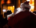 A backlit Santa Claus, also known as Father Christmas Royalty Free Stock Photo