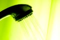 Backlit showerhead Royalty Free Stock Photo