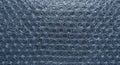Backlit texture of clear plastic bubble wrap showing a repeating pattern of round air bubbles with reflective highlights and cool Royalty Free Stock Photo