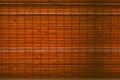 Backlit woven bamboo strips background