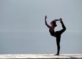 Yoga at Cultus lake British Columbia