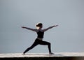 Yoga at Cultus lake British Columbia Canada