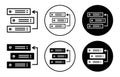 Backlog icon Outline flat Icon