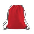 Backpack bag isolated Royalty Free Stock Photo