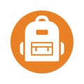 Backpack, camping, education, travel bag icon design