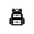 Backpack icon. Vector graduation Icon. Education, academic