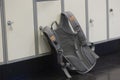 Backpack in locker rooom
