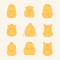 Backpack rucksack set
