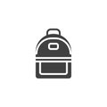 Backpack, rucksack vector icon