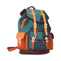 backpack symbolizes journey of exploration outdoors