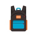 Backpack traveler marching student briefcase.