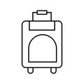 Backpack Vector icon which can easily modify or edit