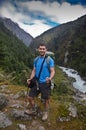 Backpacker in Nepal