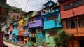 backpacking trip hostels local culture colors one generative AI