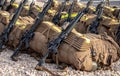 The Backpacks and Rifles of US Marines