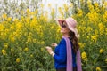 Backprofile of a woman Royalty Free Stock Photo