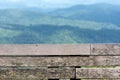 Backrest in the Mountain View in Thailand. Royalty Free Stock Photo