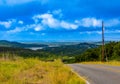 Backroad in the Texas hill country.