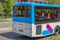 Backside Breng Bus At Amsterdam The Netherlands 2019 Royalty Free Stock Photo