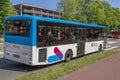 Backside Breng Bus At Amsterdam The Netherlands 2019 Royalty Free Stock Photo