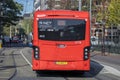 Backside Of Bus 347 At Amsterdam The Netherlands 2019 Royalty Free Stock Photo