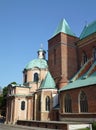 Backside of the cathedral of Wroclaw Royalty Free Stock Photo