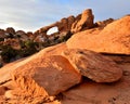 Skyline Arch, Arches National Park. Royalty Free Stock Photo