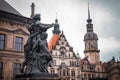 The Cathedral of the Holy Trinity, Katolische Hofkirche in the old town of Dresden, Germany Royalty Free Stock Photo