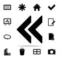 backsight mark icon. web icons universal set for web and mobile