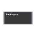 Backspace button icon Royalty Free Stock Photo