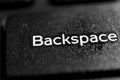 Backspace button .
