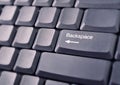 Backspace key computer keyboard