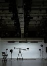 Backstage Shadows: A Glimpse into Film Production