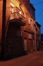 Backstreet balcony. Royalty Free Stock Photo