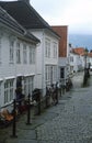 Backstreet in Bergen, Norway Royalty Free Stock Photo