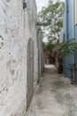 Backstreet building in Fiskardo Kefalonia.