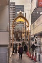 Backstreet of Nakano Station North gate leading to Sun Plaza building