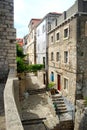 Backstreets of Dubrovnik Royalty Free Stock Photo
