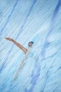 Backstroke,back crawl swimming Royalty Free Stock Photo