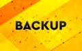 Backup abstract digital banner yellow background