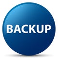 Backup blue round button Royalty Free Stock Photo