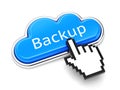 Backup cloud button