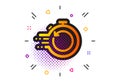 Fast recovery icon. Backup data sign. Restore timer. Vector