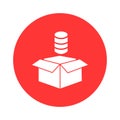 Backup data  Vector icon which can easily modify or edit Royalty Free Stock Photo