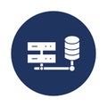 Backup data Vector icon which can easily modify or edit Royalty Free Stock Photo