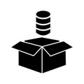 Backup data  Vector icon which can easily modify or edit Royalty Free Stock Photo