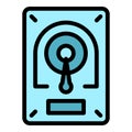 Backup device icon vector flat Royalty Free Stock Photo