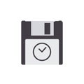 Backup disk drive floppy save storage icon