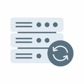 Backup icon vector image.