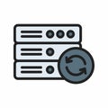 Backup icon vector image.